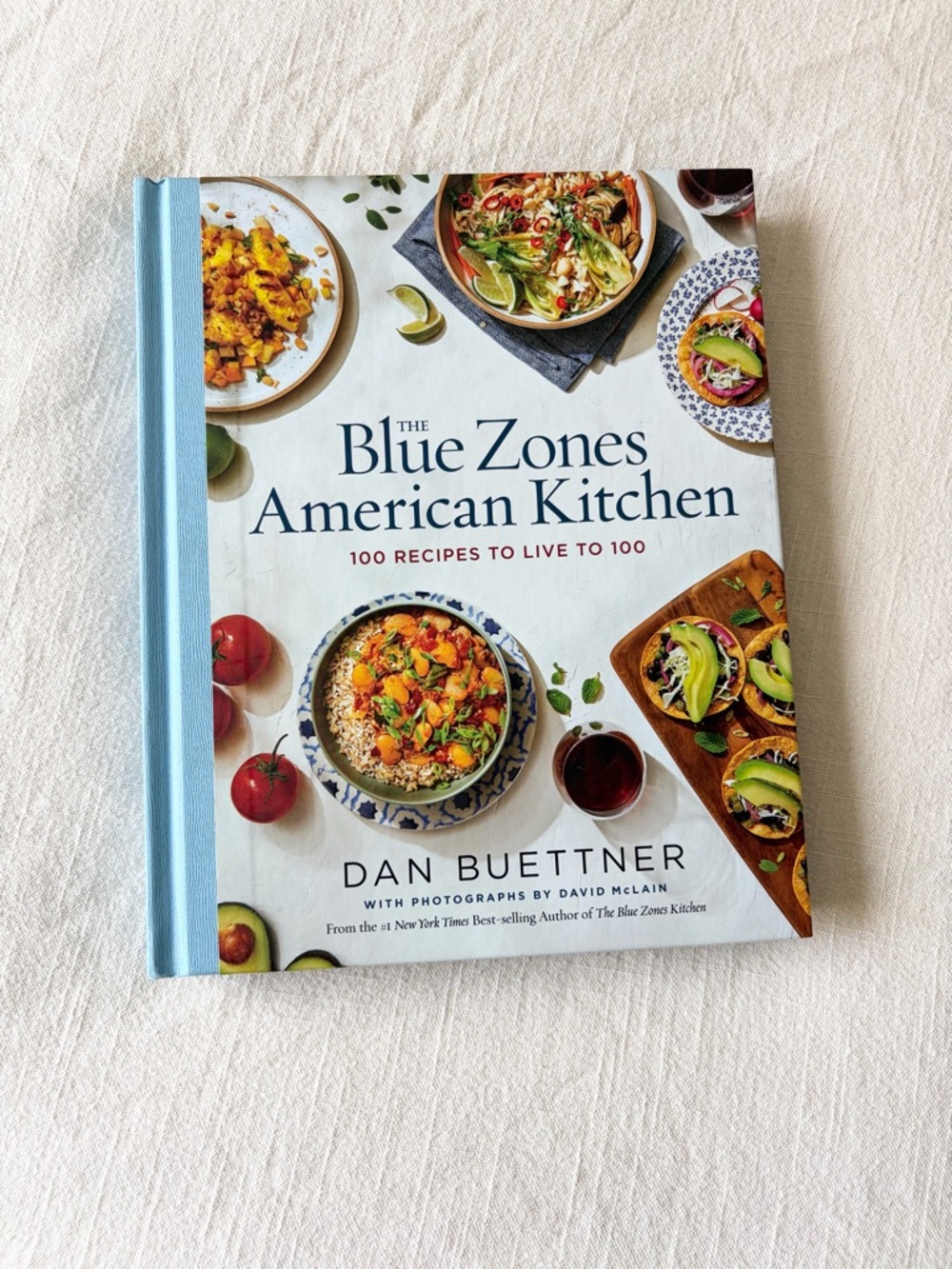 The Blue Zones American Kitchen Cookbook - Light Blue